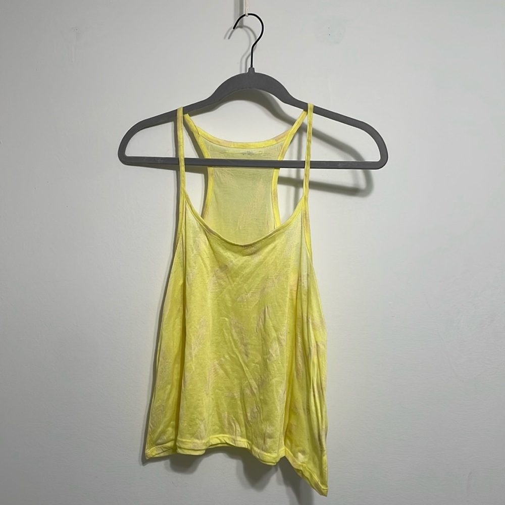 Yellow Skinny Strap Tank